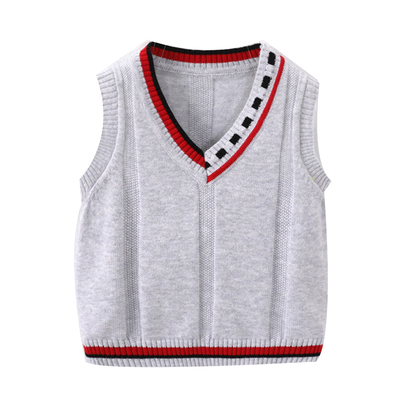 Baby Unisex Striped Vests Waistcoats Wholesale 221107799
