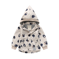 Load image into Gallery viewer, Baby Kid Unisex Animals Cartoon Print Jackets Outwears Wholesale 22110787
