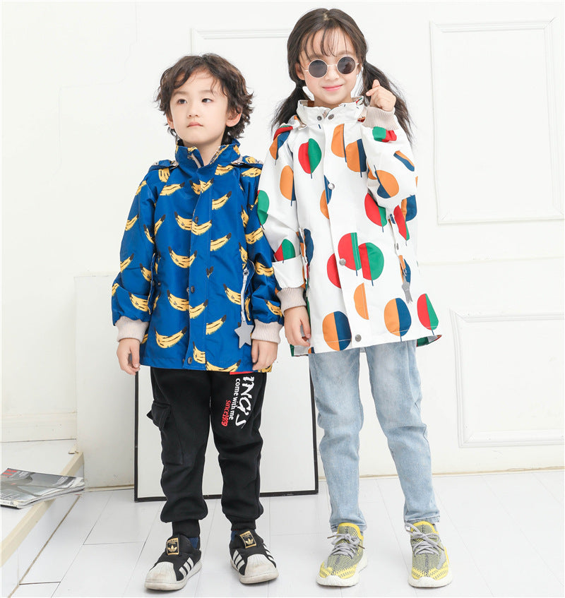 Baby Kid Unisex Animals Cartoon Print Jackets Outwears Wholesale 22110787