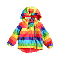Load image into Gallery viewer, Baby Kid Unisex Solid Color Striped Flower Rainbow Car Cartoon Print Jackets Outwears Wholesale 22110790
