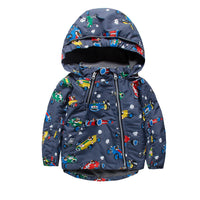 Load image into Gallery viewer, Baby Kid Unisex Solid Color Striped Flower Rainbow Car Cartoon Print Jackets Outwears Wholesale 22110790
