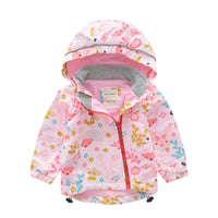 Load image into Gallery viewer, Baby Kid Unisex Solid Color Striped Flower Rainbow Car Cartoon Print Jackets Outwears Wholesale 22110790
