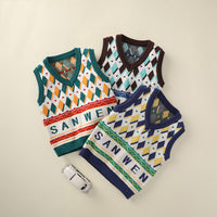Load image into Gallery viewer, Baby Unisex Letters Cartoon Print Vests Waistcoats Wholesale 221107945
