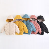 Load image into Gallery viewer, Baby Kid Unisex Solid Color Checked Jackets Outwears Wholesale 22111703
