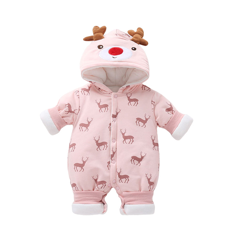 Baby Unisex Animals Print Jumpsuits Wholesale 22111704