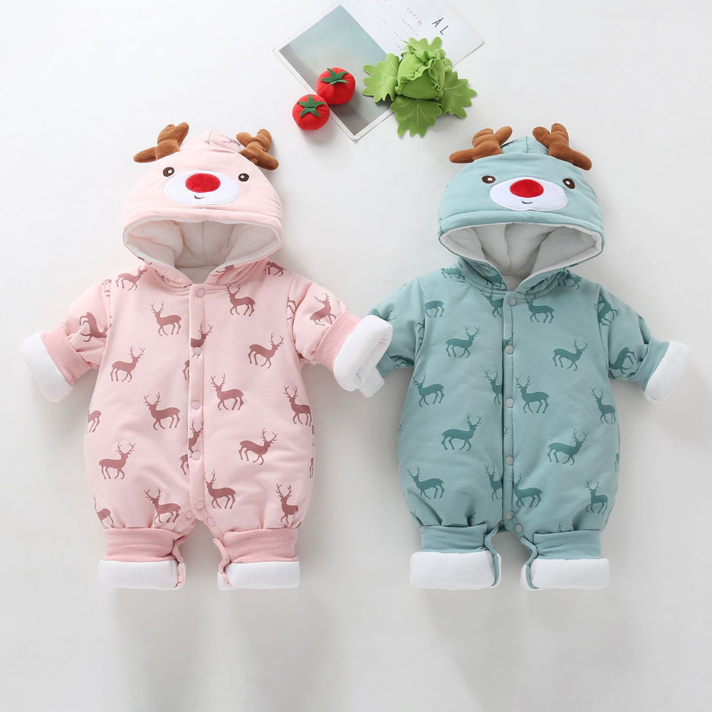 Baby Unisex Animals Print Jumpsuits Wholesale 22111704