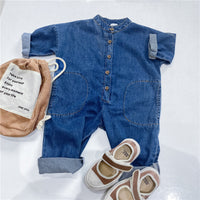 Load image into Gallery viewer, Baby Kid Unisex Solid Color Jumpsuits Wholesale 22111707
