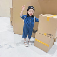 Load image into Gallery viewer, Baby Kid Unisex Solid Color Jumpsuits Wholesale 22111707
