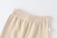 Load image into Gallery viewer, Baby Unisex Solid Color Muslin&amp;Ribbed Pants Wholesale 22111708
