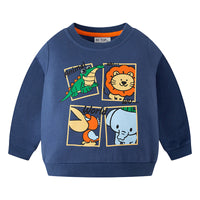 Load image into Gallery viewer, Baby Kid Boys Animals Cartoon Print Hoodies Swearshirts Wholesale 221117104
