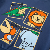 Load image into Gallery viewer, Baby Kid Boys Animals Cartoon Print Hoodies Swearshirts Wholesale 221117104
