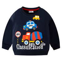 Load image into Gallery viewer, Baby Kid Boys Car Print Hoodies Swearshirts Wholesale 221117105
