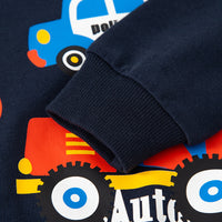 Load image into Gallery viewer, Baby Kid Boys Car Print Hoodies Swearshirts Wholesale 221117105
