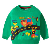 Load image into Gallery viewer, Baby Kid Boys Letters Car Cartoon Print Hoodies Swearshirts Wholesale 221117123
