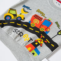 Load image into Gallery viewer, Baby Kid Boys Letters Car Cartoon Print Hoodies Swearshirts Wholesale 221117123
