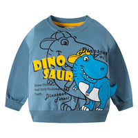 Load image into Gallery viewer, Baby Kid Boys Letters Dinosaur Cartoon Print Hoodies Swearshirts Wholesale 221117124

