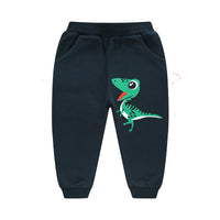 Load image into Gallery viewer, Baby Kid Boys Color-blocking Dinosaur Cartoon Print Pants Wholesale 221117139
