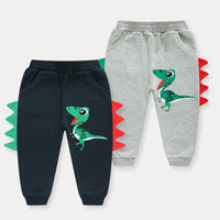 Load image into Gallery viewer, Baby Kid Boys Color-blocking Dinosaur Cartoon Print Pants Wholesale 221117139
