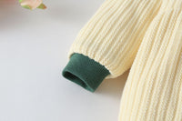 Load image into Gallery viewer, Baby Girls Flower Embroidered Jumpsuits Hats Wholesale 221117143
