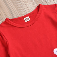 Load image into Gallery viewer, 2 Pieces Set Baby Kid Girls Christmas Cartoon Tops And Striped Pants Wholesale 221117163
