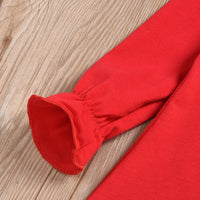 Load image into Gallery viewer, 2 Pieces Set Baby Kid Girls Christmas Cartoon Tops And Striped Pants Wholesale 221117163
