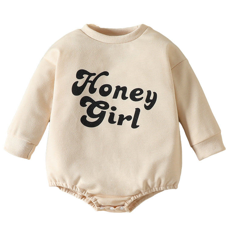 Baby Girls Letters Rompers Wholesale 221117173