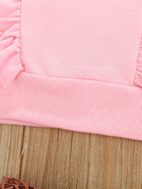 Load image into Gallery viewer, 2 Pieces Set Baby Kid Girls Solid Color Tops And Pants Wholesale 221117184
