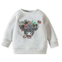 Load image into Gallery viewer, Baby Kid Girls Print Hoodies Swearshirts Wholesale 221117204

