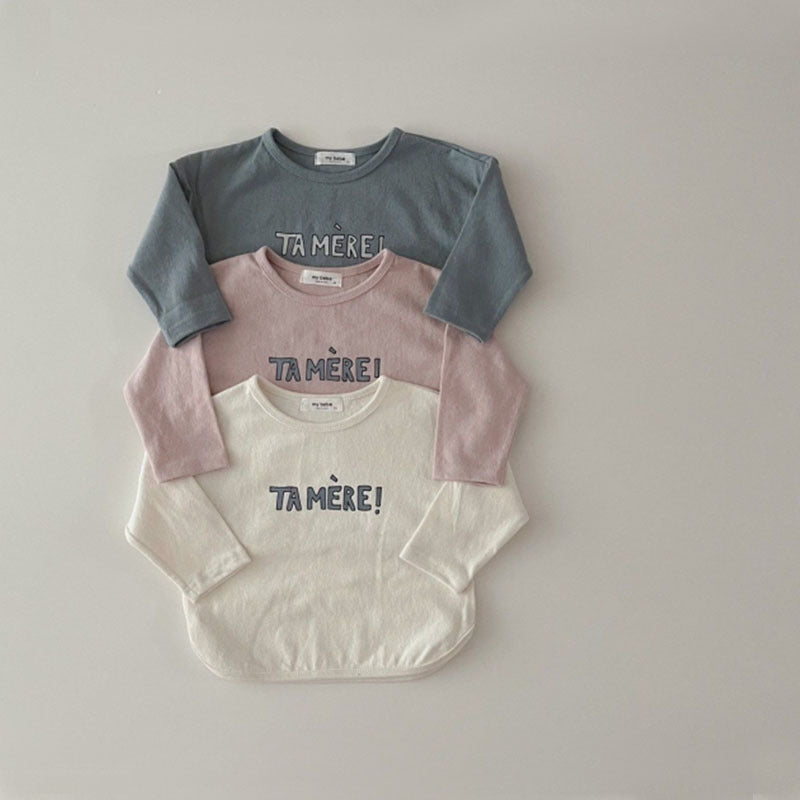 Baby Unisex Letters Tops Wholesale 221117205