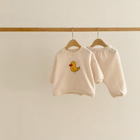 Load image into Gallery viewer, 2 Pieces Set Baby Unisex Cartoon Hoodies Swearshirts And Solid Color Pants Wholesale 221117208
