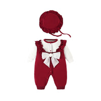 Load image into Gallery viewer, Baby Girls Color-blocking Bow Dressy Jumpsuits Wholesale 221117215
