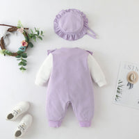 Load image into Gallery viewer, Baby Girls Color-blocking Bow Dressy Jumpsuits Wholesale 221117215
