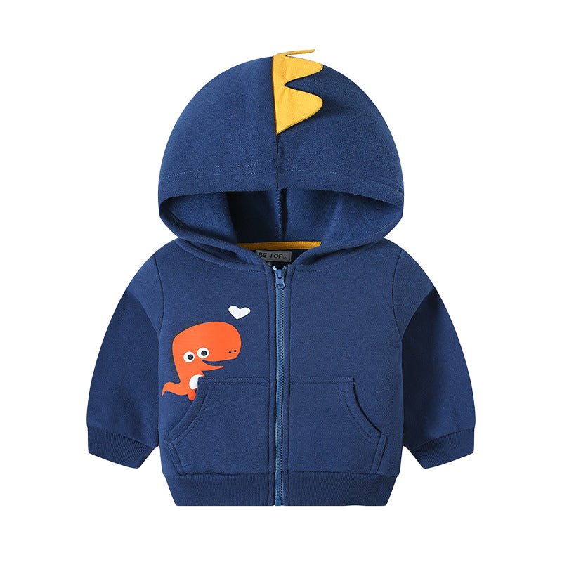 Baby Kid Unisex Letters Animals Cartoon Print Jackets Outwears Wholesale 221117220