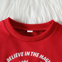 Load image into Gallery viewer, Baby Kid Girls Boys Letters Cartoon Print Christmas Hoodies Swearshirts Wholesale 221117246
