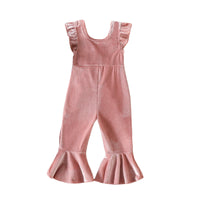 Load image into Gallery viewer, Baby Kid Girls Solid Color Jumpsuits Wholesale 221117249
