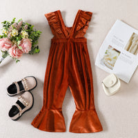 Load image into Gallery viewer, Baby Kid Girls Solid Color Jumpsuits Wholesale 221117249
