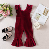 Load image into Gallery viewer, Baby Kid Girls Solid Color Jumpsuits Wholesale 221117249
