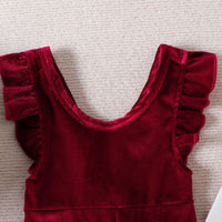 Load image into Gallery viewer, Baby Kid Girls Solid Color Jumpsuits Wholesale 221117249
