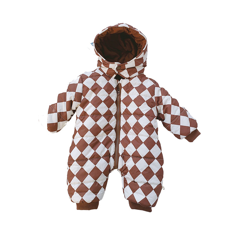 Baby Unisex Flower Love heart Polka dots Checked Print Jumpsuits Wholesale 221117272