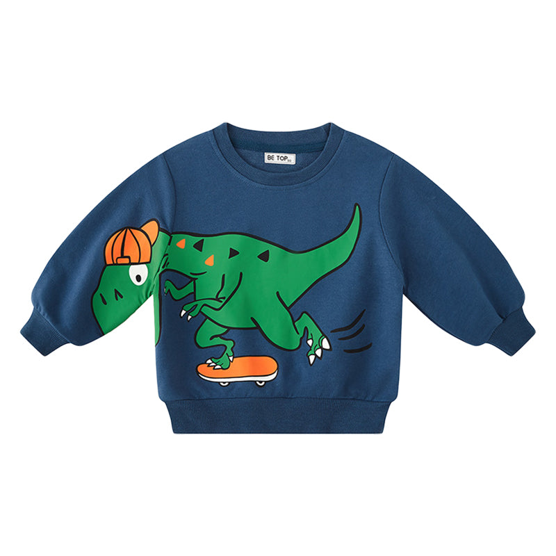 Baby Kid Boys Cartoon Print Hoodies Swearshirts Wholesale 221117273