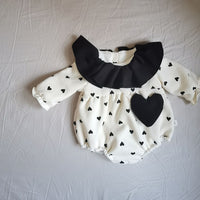 Load image into Gallery viewer, Baby Girls Love heart Print Jumpsuits Wholesale 221117282
