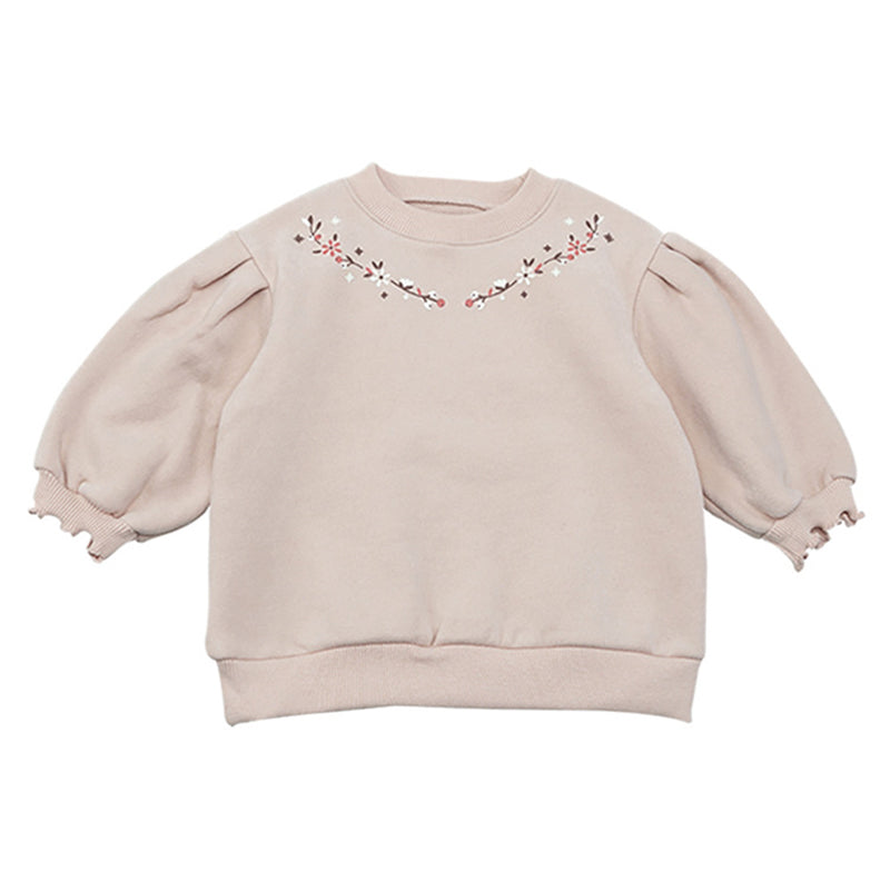 Baby Girls Flower Print Hoodies Swearshirts Wholesale 221117293