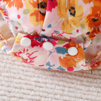 Load image into Gallery viewer, Baby Girls Flower Print Rompers Wholesale 221117294
