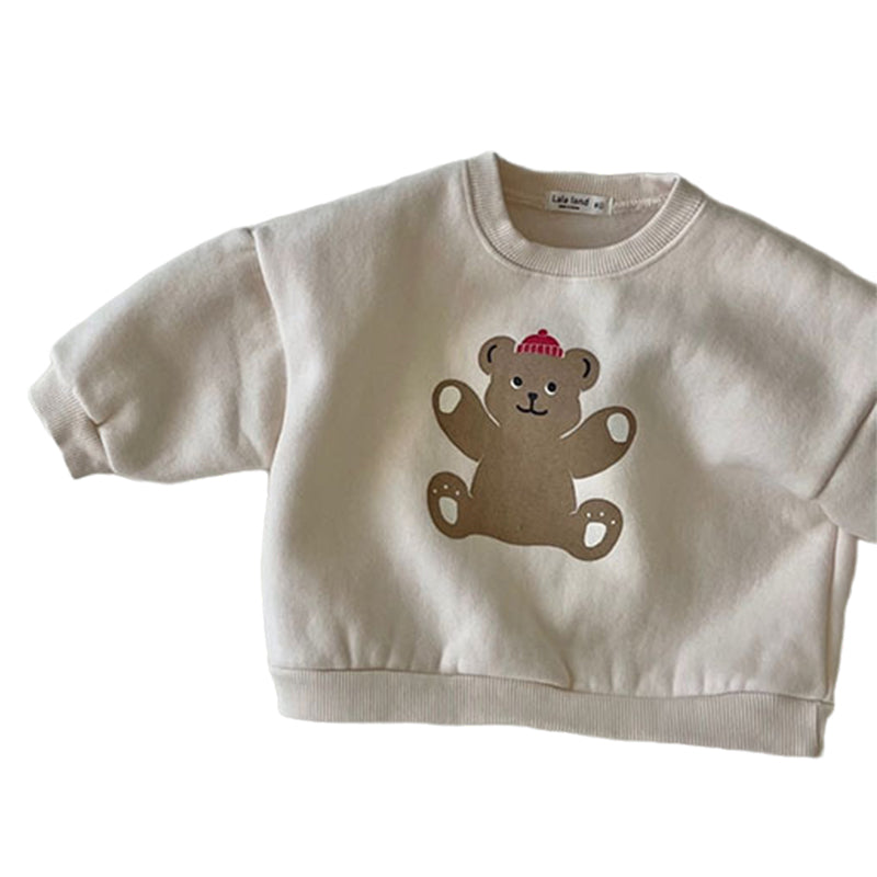 Baby Unisex Animals Cartoon Print Hoodies Swearshirts Wholesale 221117302