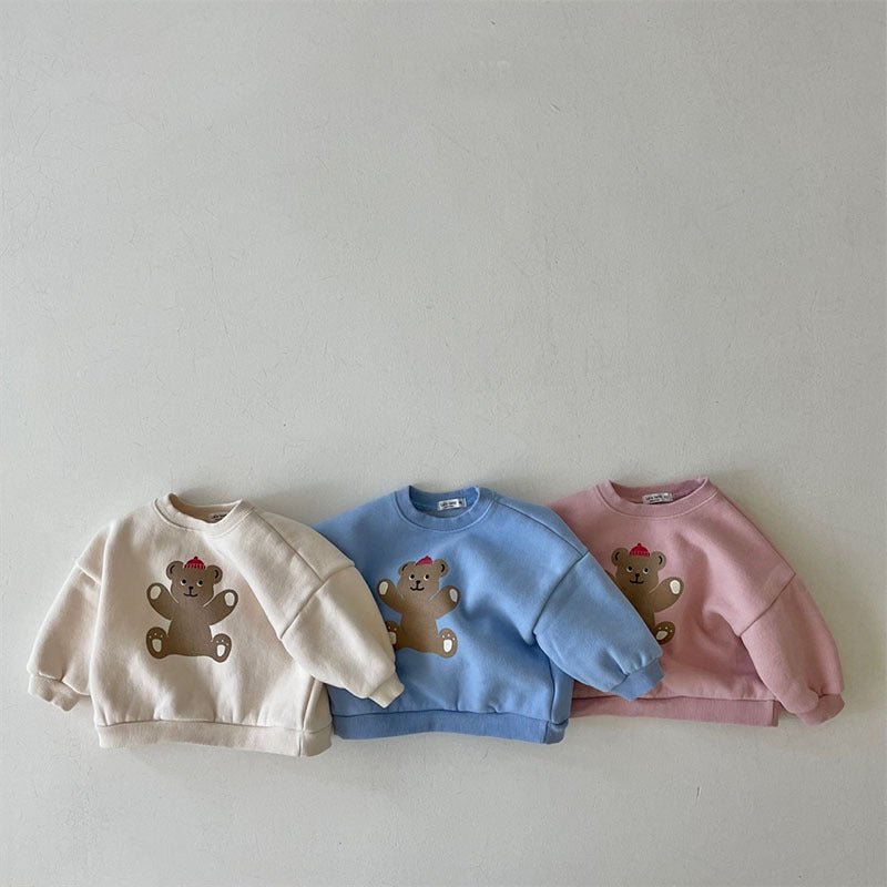 Baby Unisex Animals Cartoon Print Hoodies Swearshirts Wholesale 221117302