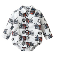 Load image into Gallery viewer, Baby Boys Cartoon Print Rompers Wholesale 221117304
