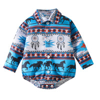 Load image into Gallery viewer, Baby Boys Cartoon Print Rompers Wholesale 221117304
