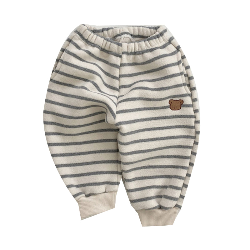 Baby Unisex Striped Cartoon Pants Wholesale 221117308