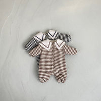Load image into Gallery viewer, Baby Unisex Checked Jumpsuits Wholesale 221117309
