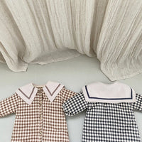 Load image into Gallery viewer, Baby Unisex Checked Jumpsuits Wholesale 221117309
